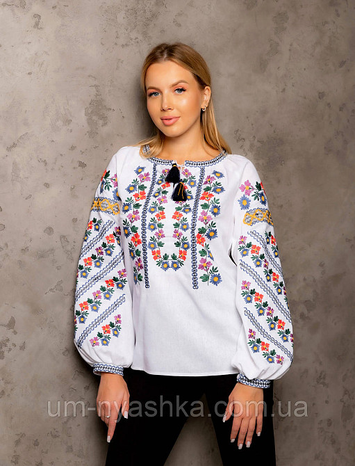 Жіноча натуральна вишиванка "Щаслива доля" Кривий Ріг - фото 1