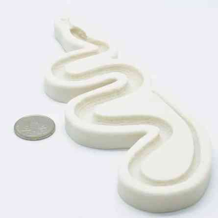 Молд силиконовый Змея 207 на 65 мм серый Киев