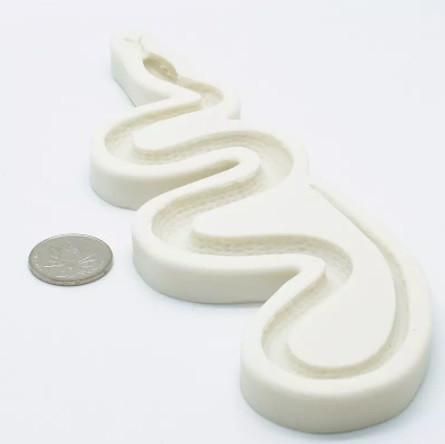 Молд силиконовый Змея 207 на 65 мм серый Киев - изображение 5