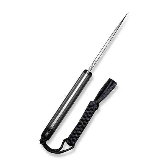 Ніж фіксований тактичний Civivi Elementum, (10.1 см) D2 / Micarta чорний Київ