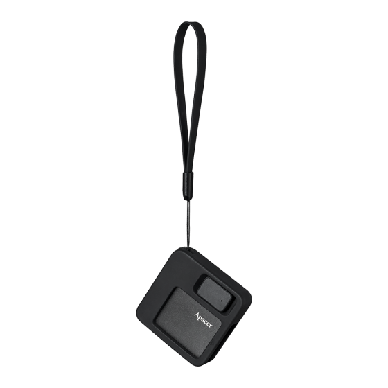 Портативний SSD Apacer AS714 1TB USB 3.2 Gen.2 Read/Write 1000MB/s Black Одеса