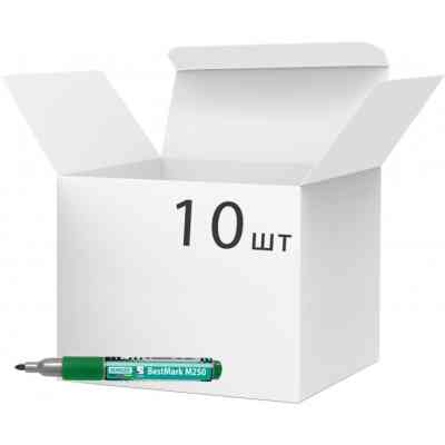 Маркер Stanger водостійкий, 1-3 мм, з грипом зелений 10 шт (MARKER-PER-STM250G10) Вінниця