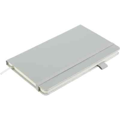 Книга записная Buromax Etalon 125x195 мм 96 листов в линию обложка из искусственной кожи Серебряная (BM.291260-24) Винница