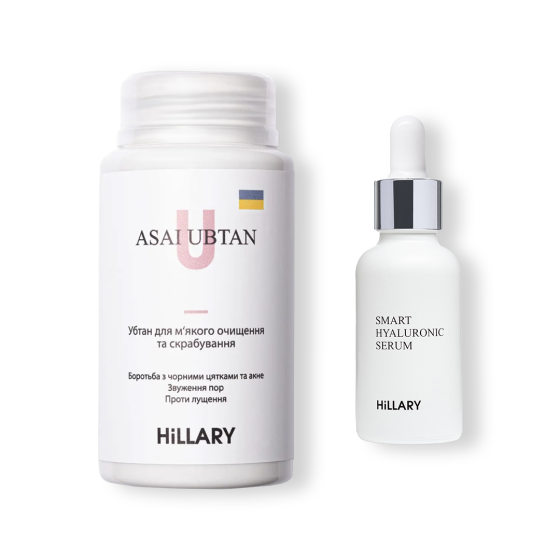 Убтан Hillary ASAI UBTAN, 100 мл + Гіалуронова сироватка Hillary Smart Hyaluronic, 30 мл Київ