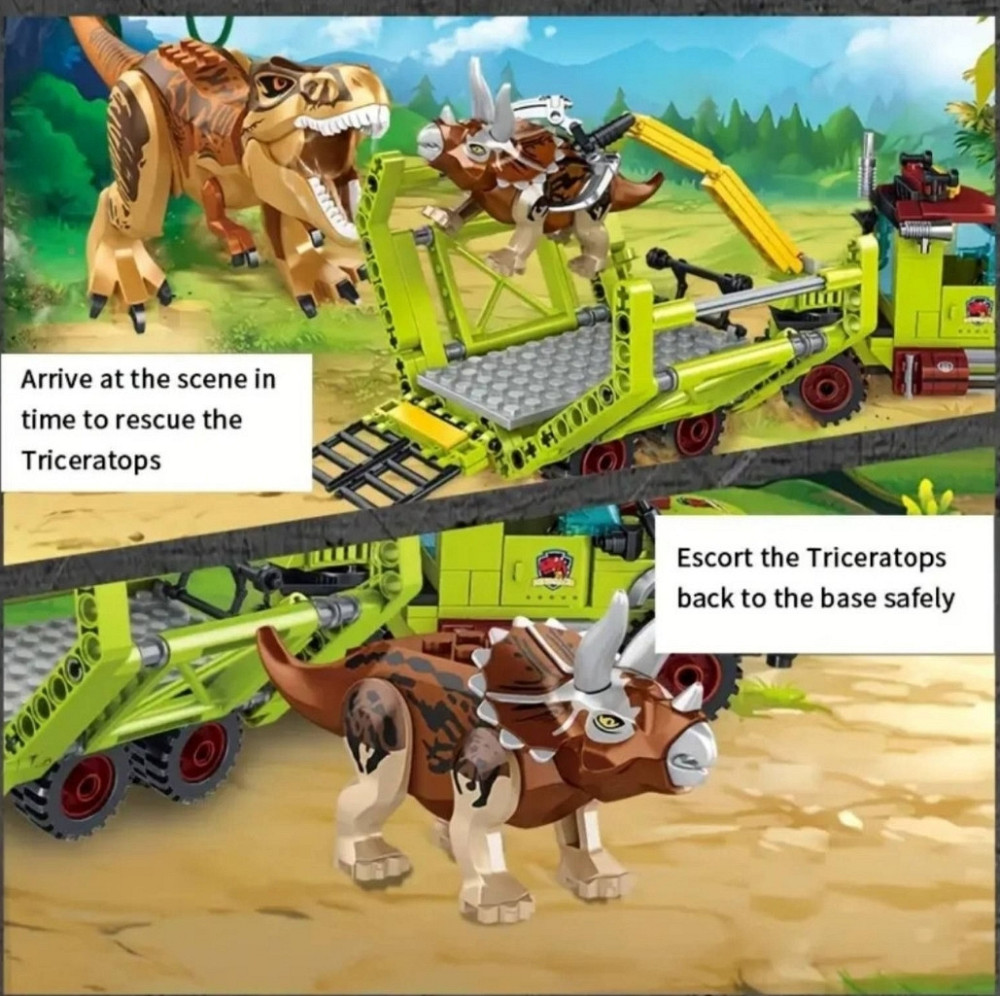 Конструктор Jurassic Park 517 шт блоков Лего Парк Динозавров. Харьков - изображение 3