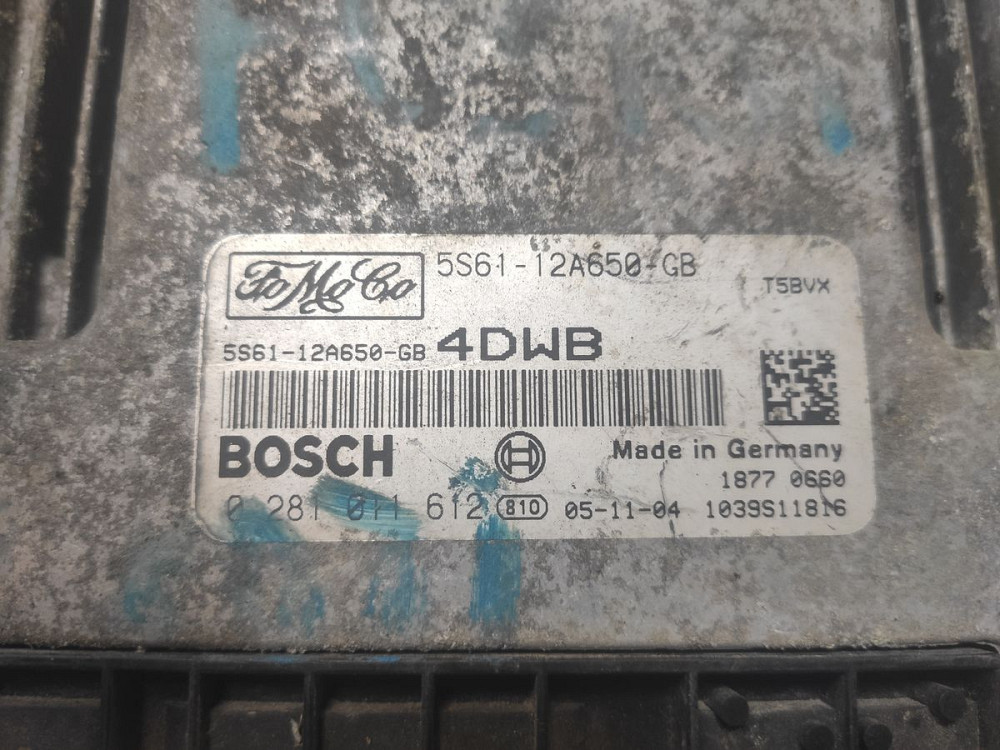 Блок керування двигуном Ford Fusion 1.6 TDCI 2002-2012 (5S61-12A650-GB) Ковель - фото 4