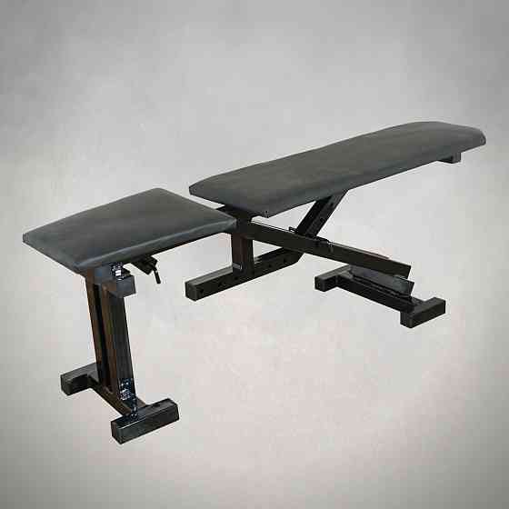 Лавка з від'ємним нахилом 40 на 40 мм + Стійки зі страховкою 40 на 40 мм Київ