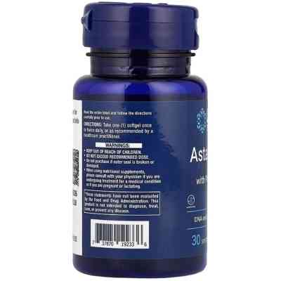 Вітамінно-мінеральний комплекс Life Extension Астаксантин з фосфоліпідами, 4 мг, Astaxanthin with Phospholipids, 30 г (LEX-19233) Вінниця