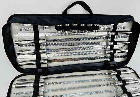 Набір шампурів для м'яса та люля-кебаб HAPPY DAYS подарунковий набір чоловікові Тернопіль