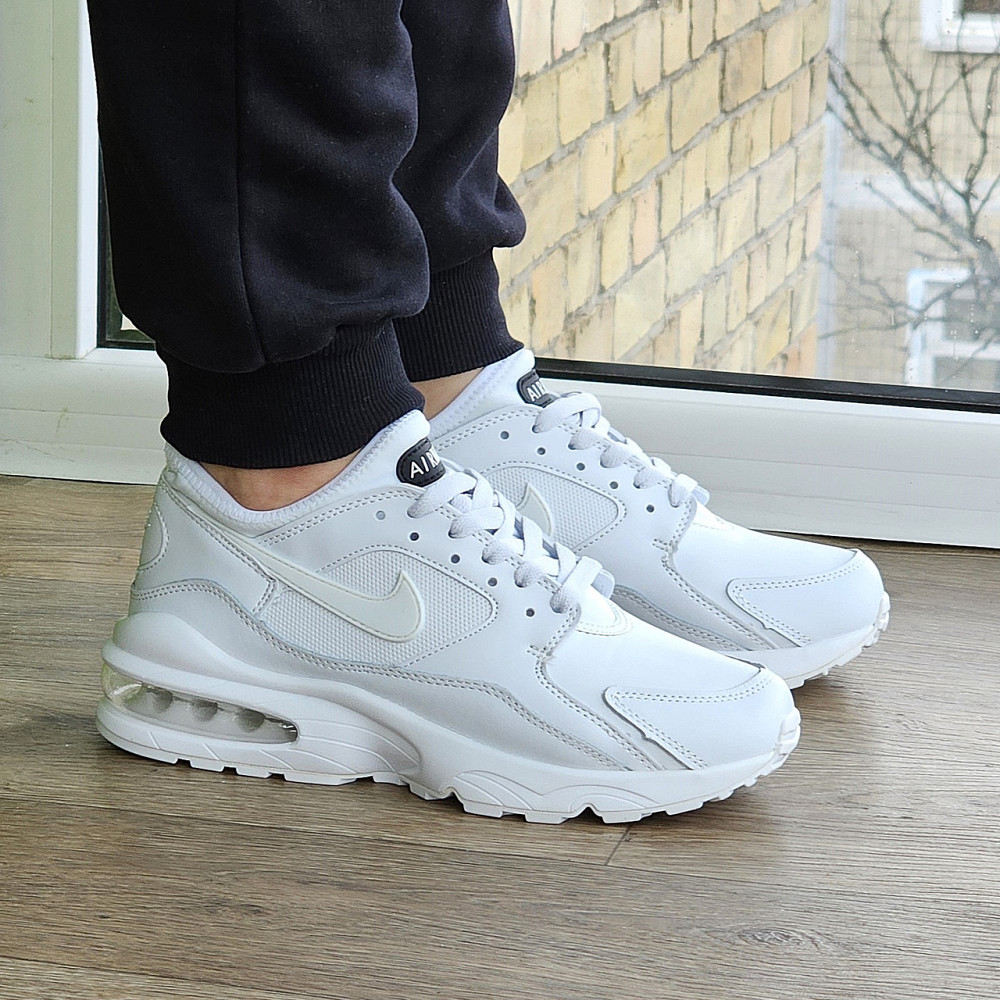 Женские Белые Кроссовки Nike Air Max 93 Кожаные Найк (размеры: 37,38,39,40,41) Видео Обзор - 93-7 Днепр - изображение 5