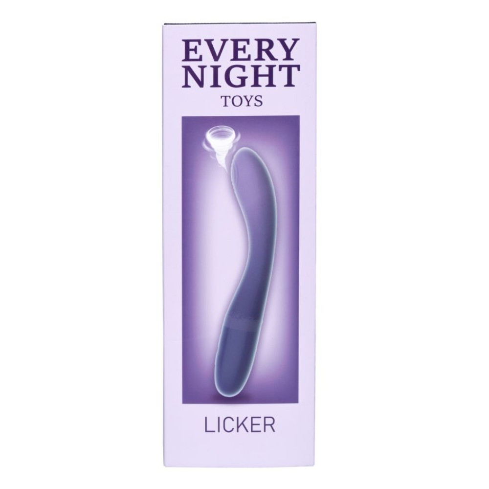 Вібратор з пульсатором Every Night Toys для точки G, синьо-фіолетовий градієнт Sex Aura Київ - фото 5