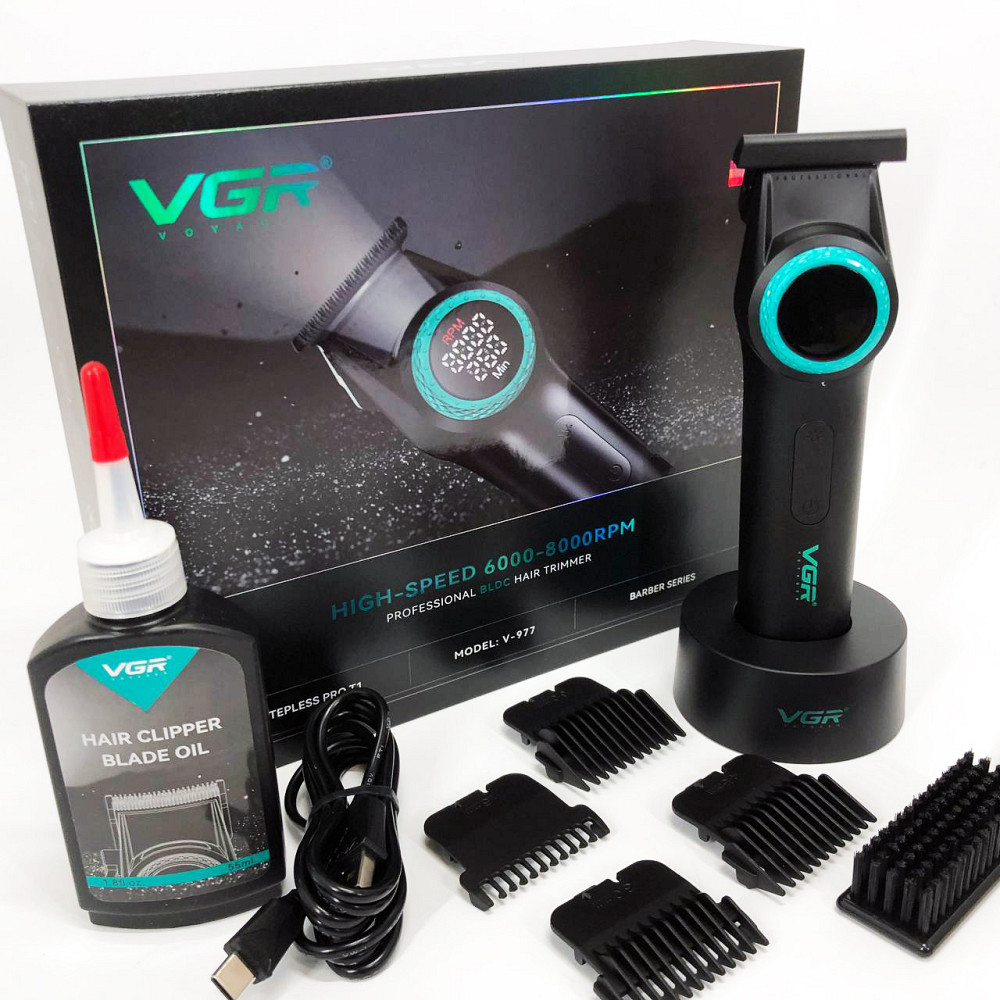 Професійна машинка для стрижки волосся голови VGR, Багатофункціональна акумуляторна машинка для стрижки UJ-39 Львів - фото 1