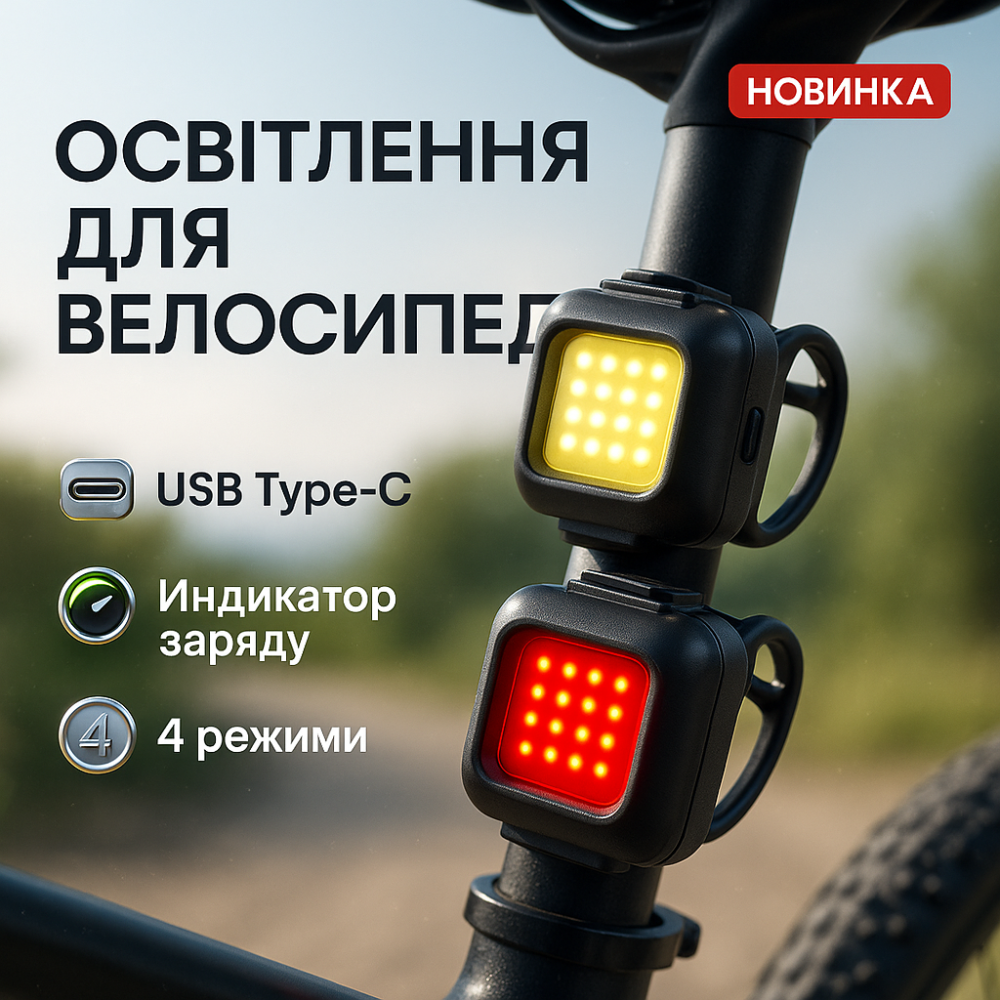 Яскравий передній ліхтар для велосипеда FT-3028-COB, Ліхтар з велокріпленням і вбудованим акумулятором AE-85 Львів - фото 5