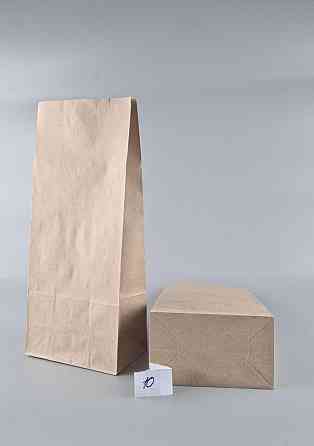 Пакет паперовий 36*15*9см 70 г\м2 коричневий з дном 25 шт Харків