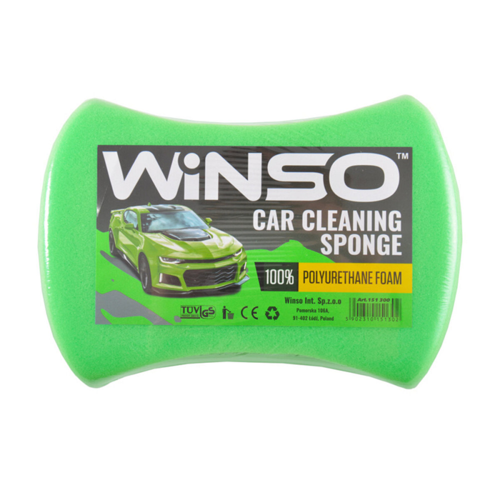 Губка для мытья авто Winso с мелкими порами, 200*140*60мм Київ - фото 1