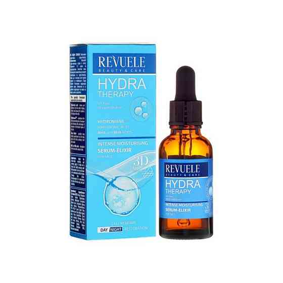 Интенсивно увлажняющая сыворотка-эликсир для лица Гидротерапия Revuele 30 мл Киев