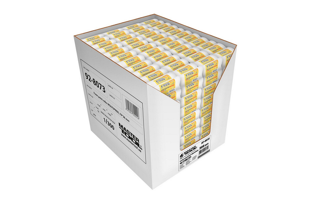 MASTERTOOL Валик малярський MASTERTOOL Moltopren 36/70 мм Ø 6 мм 92-8073_Р Коломия - фото 4