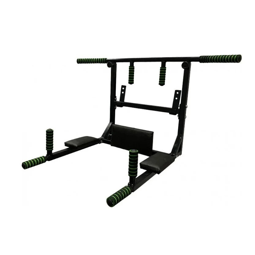 Турнік-бруси настінний Iron 4 в 1 з м'якими ручками чорний NE-TR-4B Вінниця - фото 1