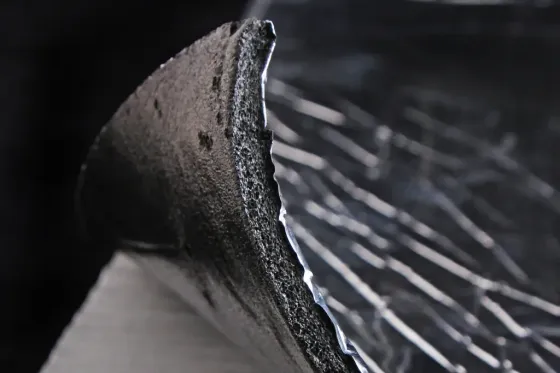 Шумоизоляция шумо-теплоизоляционная СТК Soft Var F 500*800*10.0мм самокл. метал. Винница