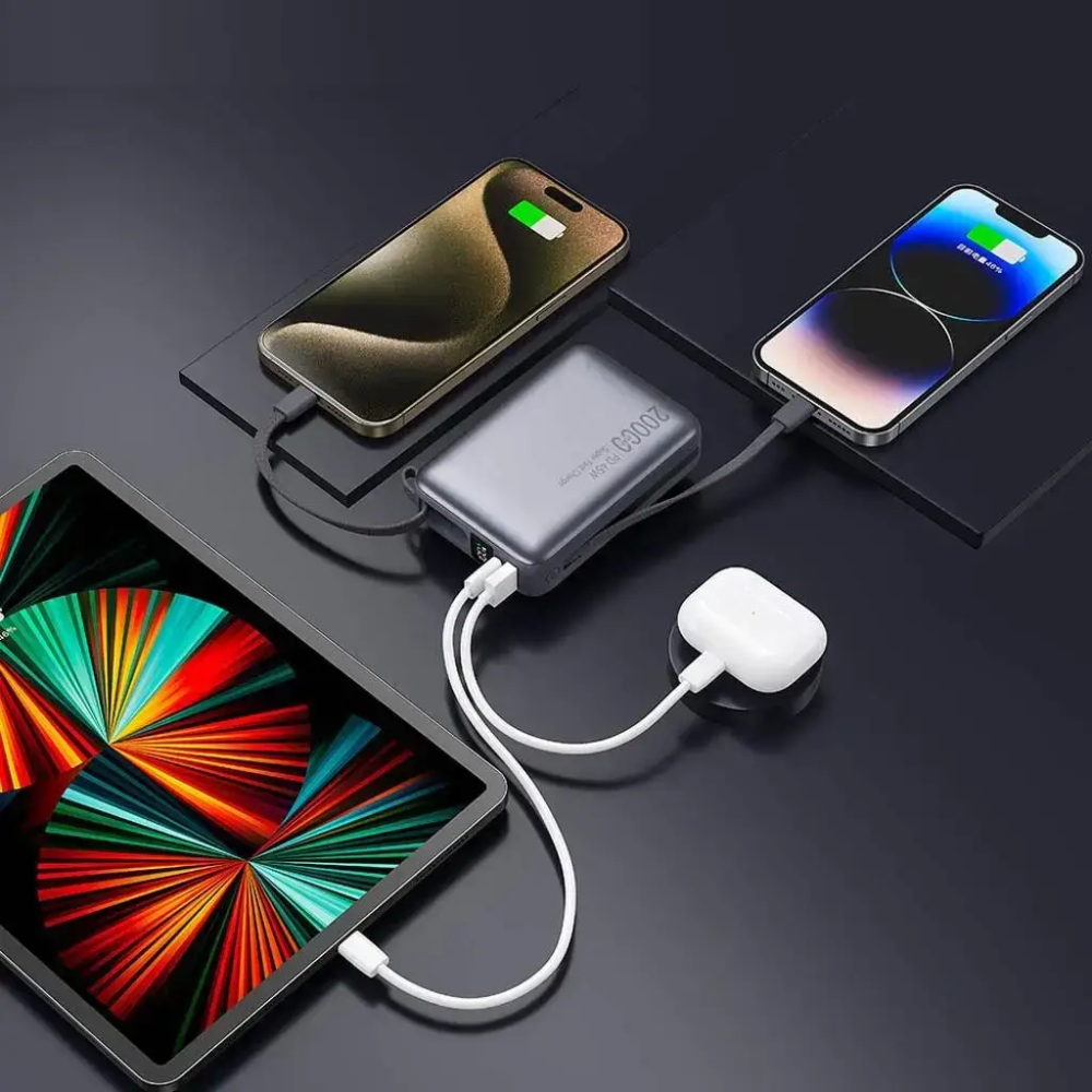 Power Bank TUGII Y245 20000 мАг, 77Вт · год, PD 45Вт, QC 22.5Вт, для ноутбука та MacBook Одеса - фото 7