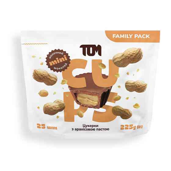 Цукерки з арахісовою пастою в молочному шоколаді - Family Pack (225 g) Луцьк