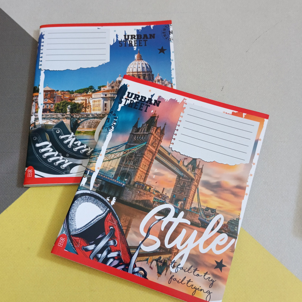 Тетрадь 96ар клетка Лидер Киев - изображение 3