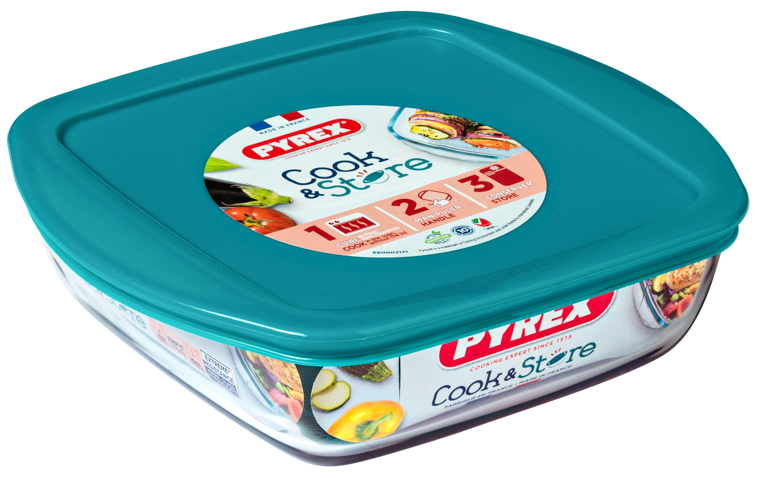 Форма з кришкою Pyrex Cook&Store, 25х22х7 см (7092359) Київ - фото 2
