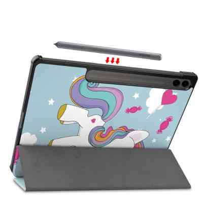 Чехол для планшета BeCover Smart Case Samsung Tab S9 Plus (SM-X810/SM-X816)/S9 FE Plus (SM-X610/SM-X616) 12.4" Unicorn (710385) Винница