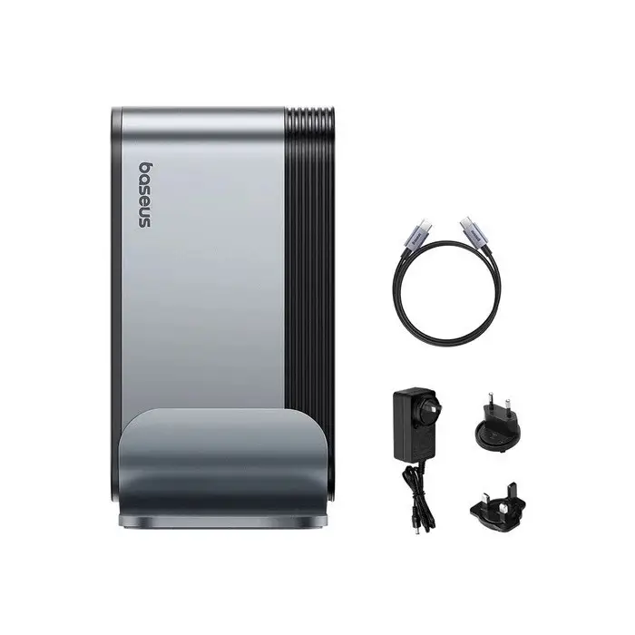 USB-хаб Baseus UnionJoy 17-Port Triple-Display Docking Station Space Grey（USB-C to Одесса - изображение 7