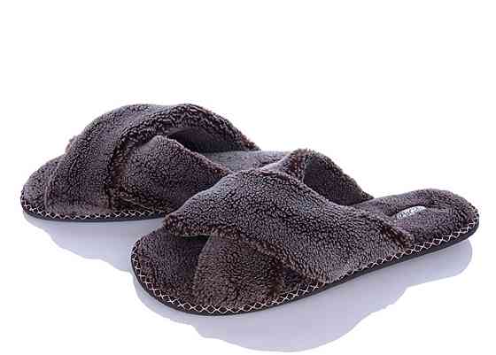 Капці чоловічі відкриті домашні PaGo коричневий Одеса