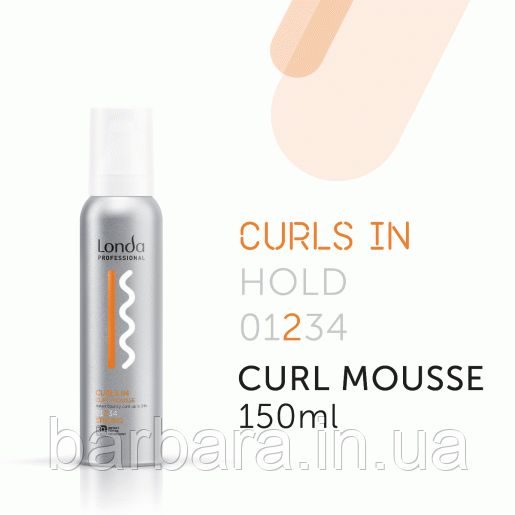 Мус для кучерявого волосся сильної фіксації (2) Curls In Mousse LONDA PROFESSIONAL 150 мл Київ - фото 1
