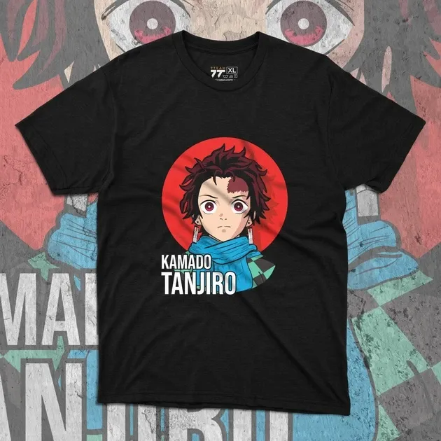 Футболка для подростка мальчика с принтом Клинок, рассекающий демонов Танджиро Камадо Размер 160 Anime10348 Днепр - изображение 1