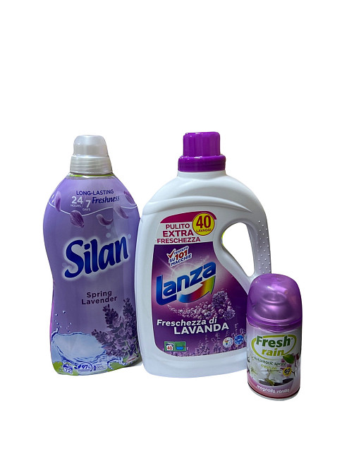 Акційний набір миючих засобів гель для прання + ополіскувач+ освіжувач повітря Виноградів - фото 2