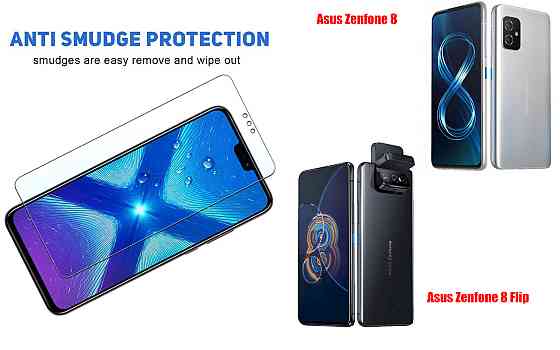 Защитное стекло NeoGlass для Asus Zenfone 8, Zenfone 8 Flip – ультрапрозрачное и устойчивое Киев