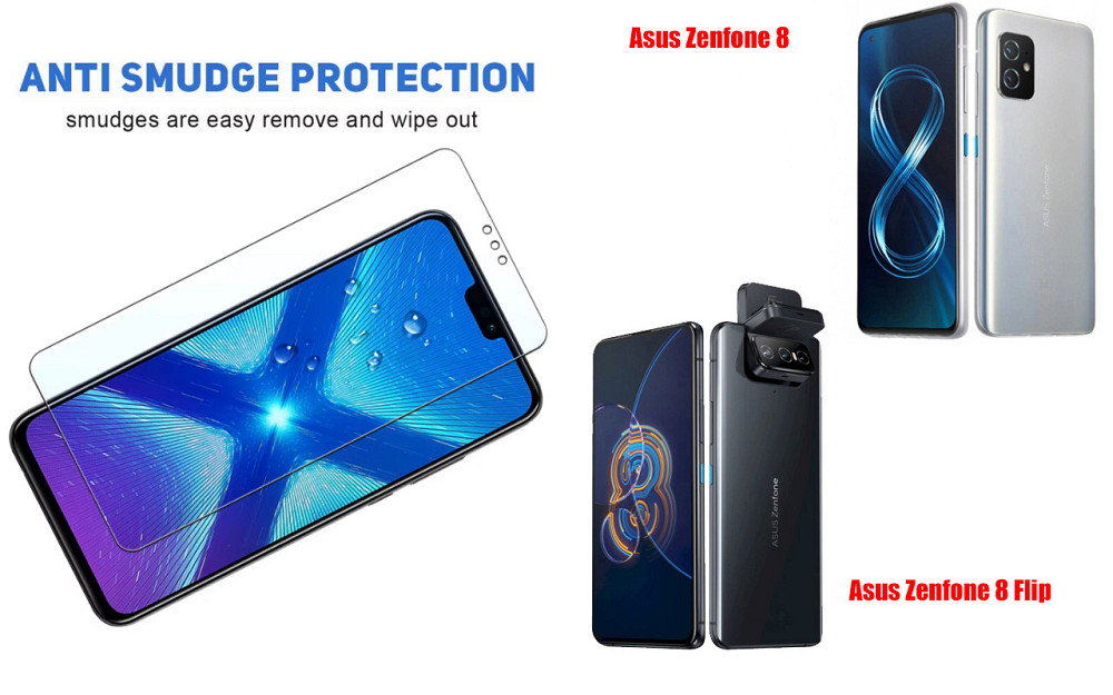Защитное стекло NeoGlass для Asus Zenfone 8, Zenfone 8 Flip – ультрапрозрачное и устойчивое Киев - изображение 3