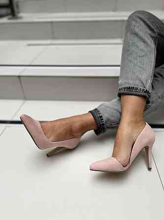 Seastar Туфлі жіночі SEASTAR пудра еко-замш висота каблука 9.5 см 37р. (2536) Коломыя