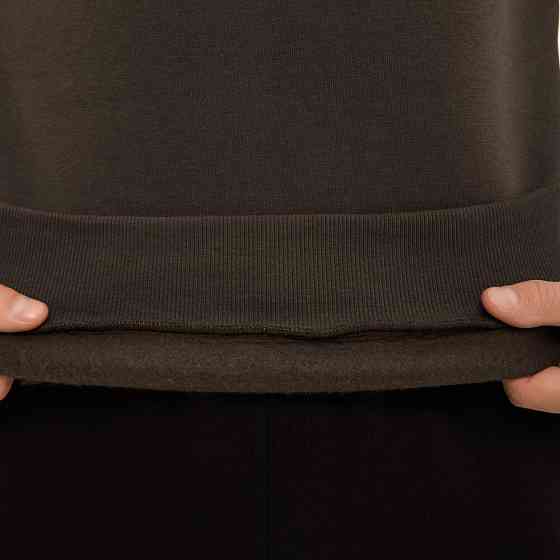 Світшот чоловічий однотонний хакі Pobedov 007 ЗИМА Київ