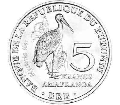 Burundi Бурунді — 5 Francs 2014 UNC птиця Полтава
