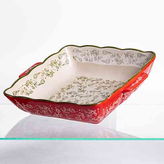 Yiwu Форма для запікання Vintage 28×24×6 (см) квадратна форма для випікання в духовці з ручками Коломия