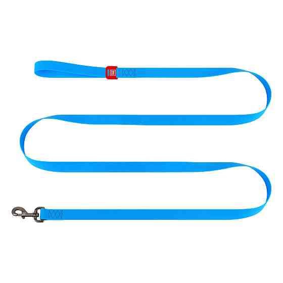 Водостойкий поводок для воды WAUDOG Waterproof, S, Ш 15 мм, Д 500 cм, голубой Киев