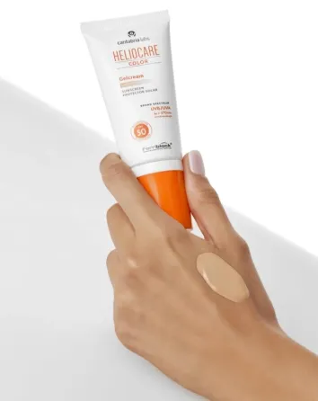 Тональний сонцезахисний гель-крем для нормальної та сухої шкіри (тон світлий) HELIOCARE Color Gelcream SPF 50 CANTABRIA, 50 мл Дніпро