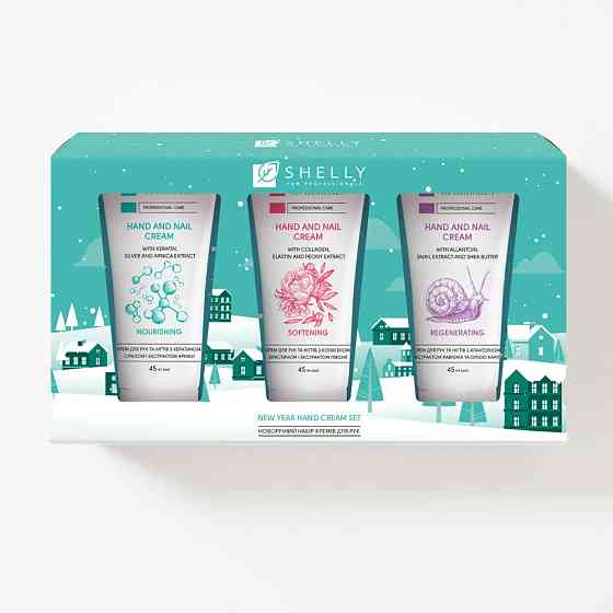 Новогодний набор кремов для рук Hand Cream Set Shelly Киев