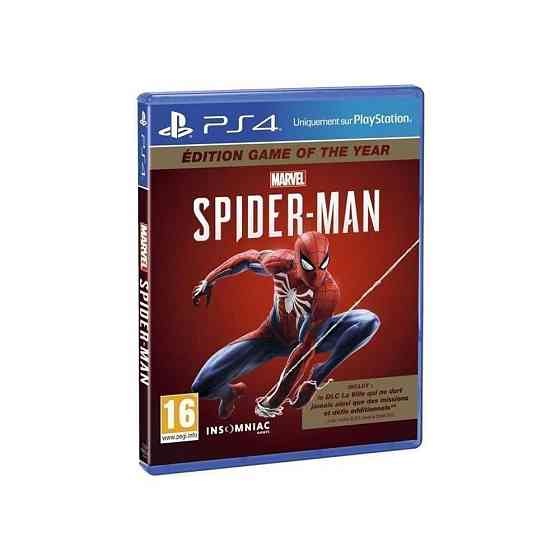 Гра диск Marvel Spider-Man GOTY PS4 англійська французька відкритий світ екшн фігурка Київ