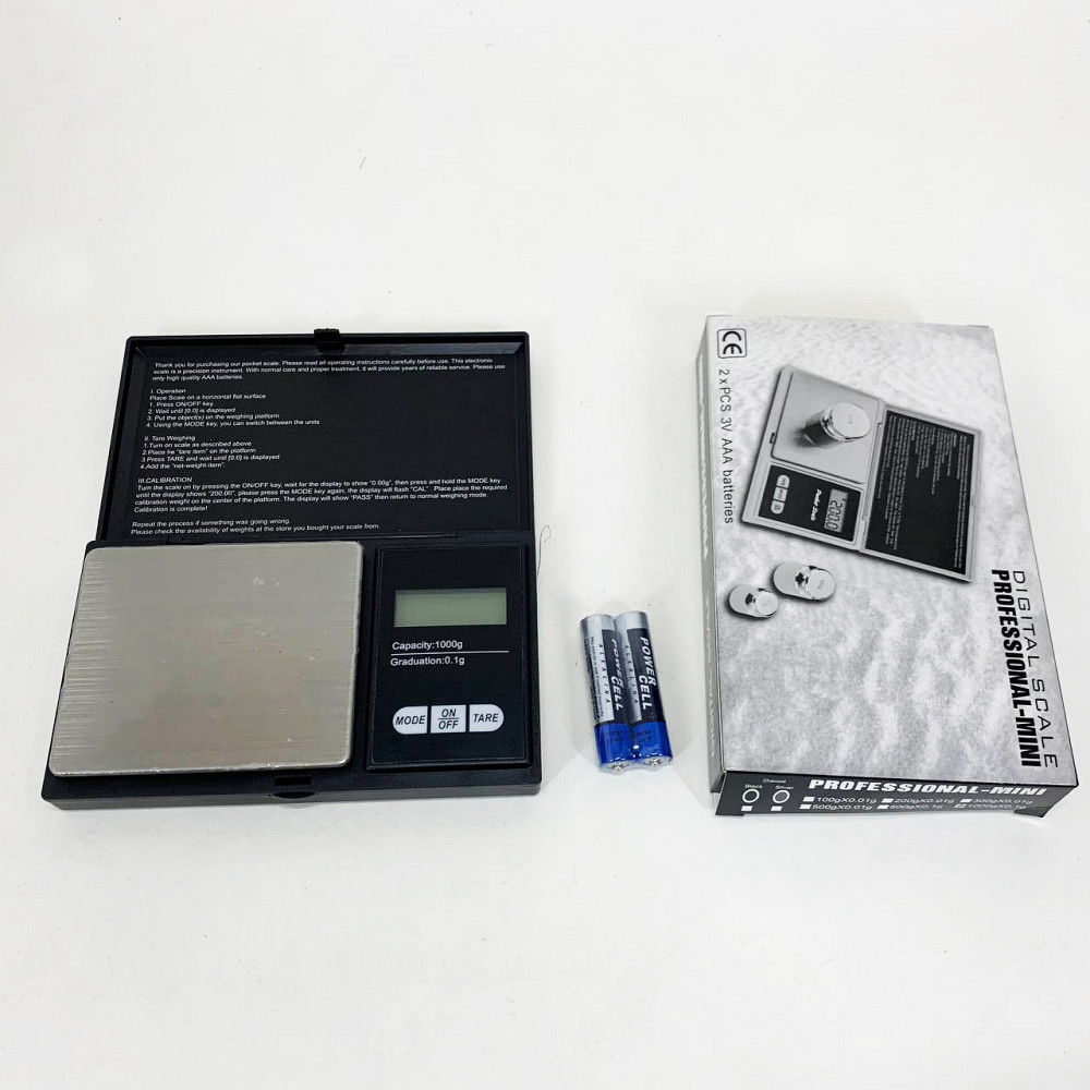 Суперточні ваги 1000г, Маленькі електронні ваги для зважування Ювелірні з точністю до грама KC-33 Львів - фото 5