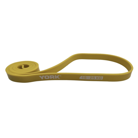 Резинка для фітнесу York 15-25кг - 2080x22x4,5 мм, жовтий Київ