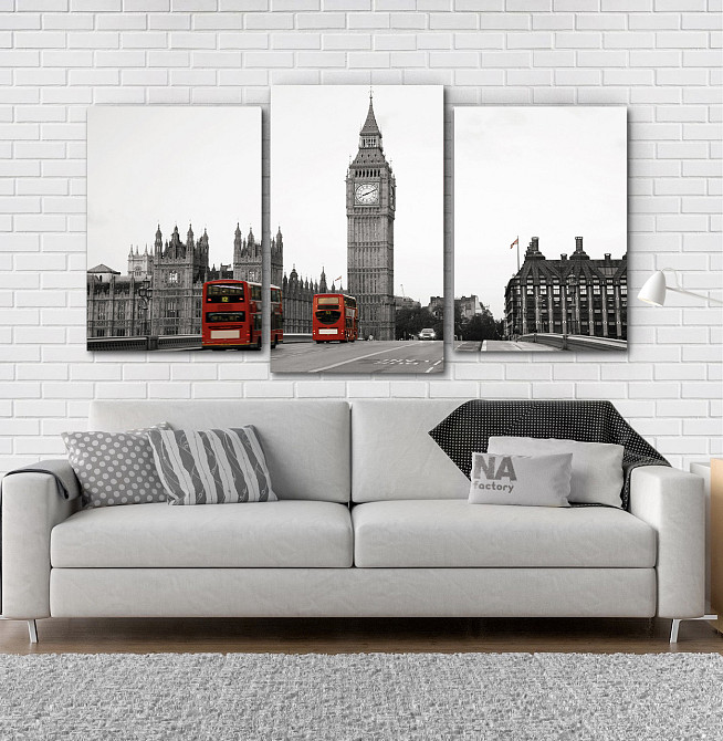 Модульна картина Лондон (53х100см) Art-131_3 Київ - фото 2