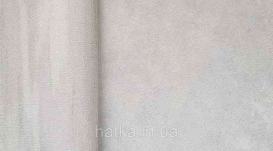 Шпалери вінілові на флізеліні Grandeco Amelia під венеціанську штукатурку структурні світло-сірі Київ