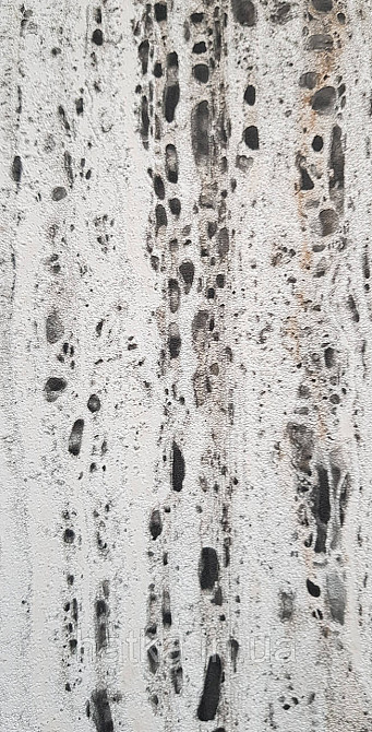 Шпалери вініл на флізеліні Marburg Travertino 1.06х10 абстракція смуги точки кора дерева чорні коричневі сірі Київ - фото 3