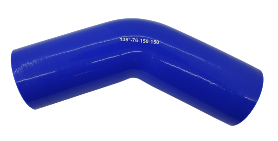 Патрубок (150 мм х 150 мм) (135` — кут) (d=75 товщин = 5 мм) Мукачево