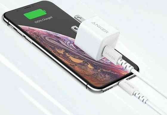 Зарядное устройство Anker 20W USB-C Charger PowerPort PD Nano Adapter. Харьков